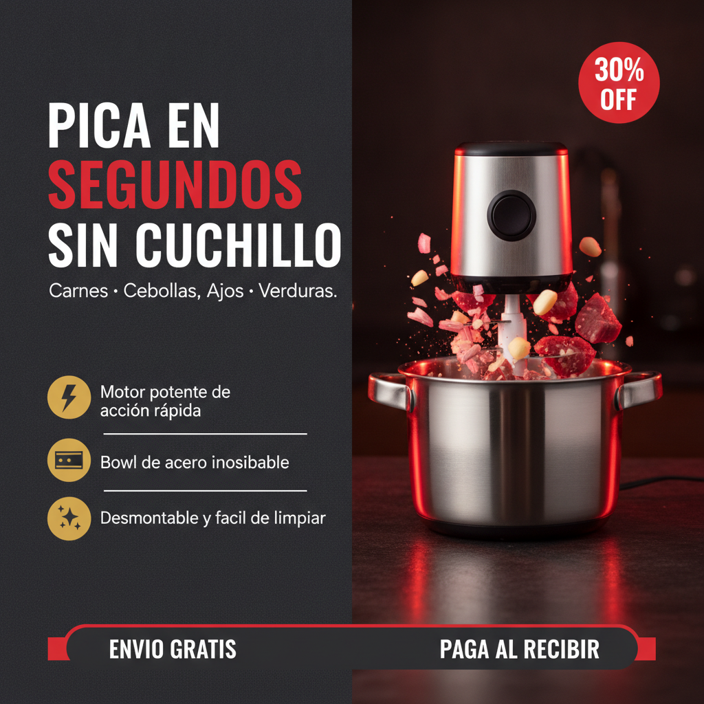 PicaMax Pro® — Picador Eléctrico de Carnes y Verduras