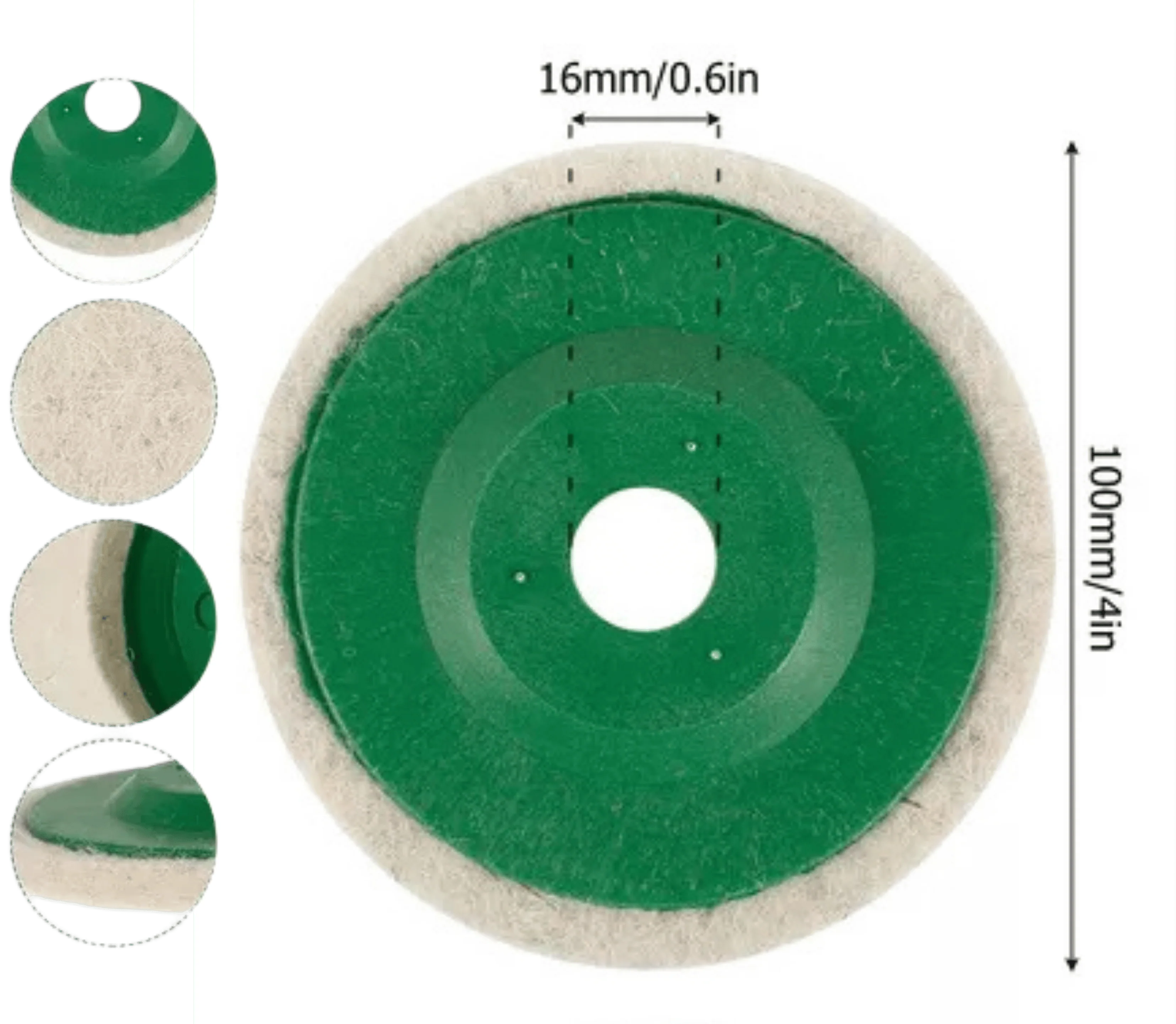 Disco Pulidor de Lana SúperPolish. 🔥 Pack oferta: 10 discos al precio de 5