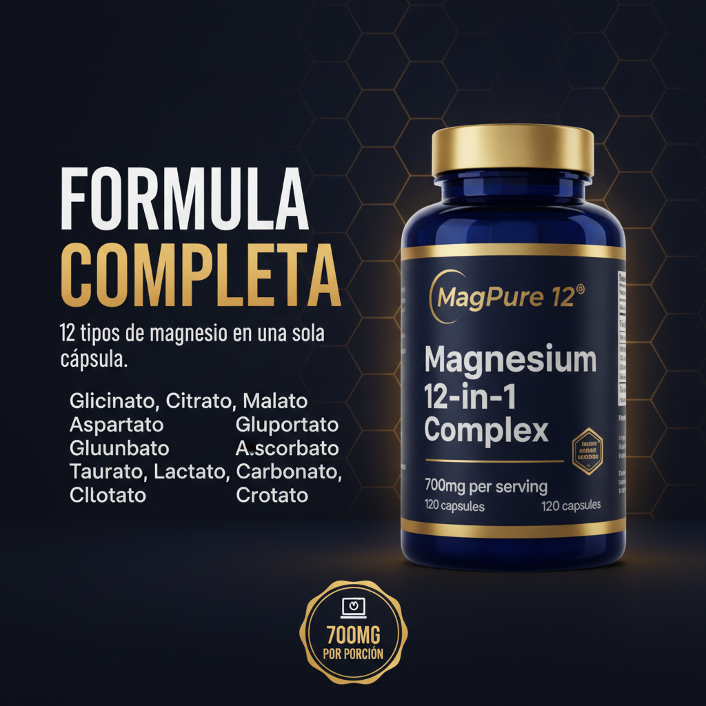 MagPure 12®: Complejo de Magnesio 12 en 1