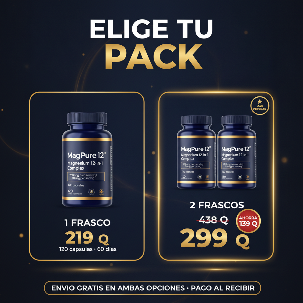 MagPure 12®: Complejo de Magnesio 12 en 1