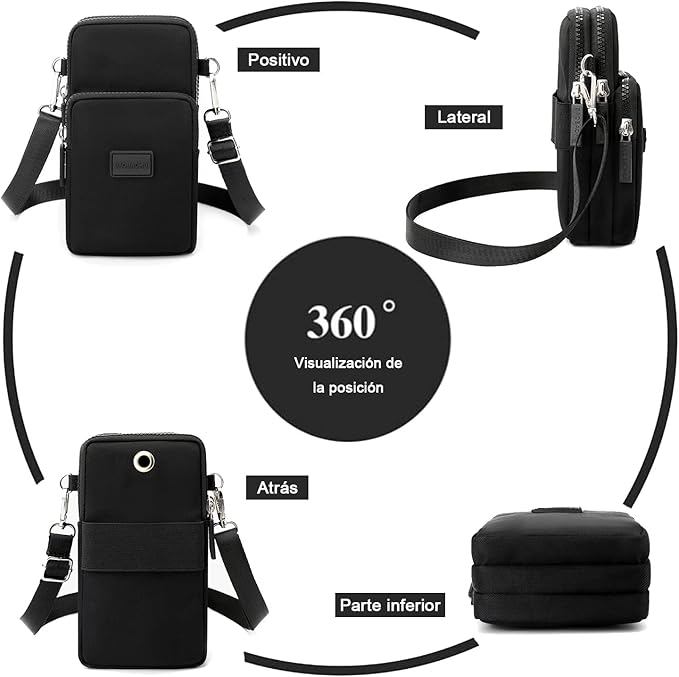 Bolso Crossbody Pequeño para Teléfono Móvil