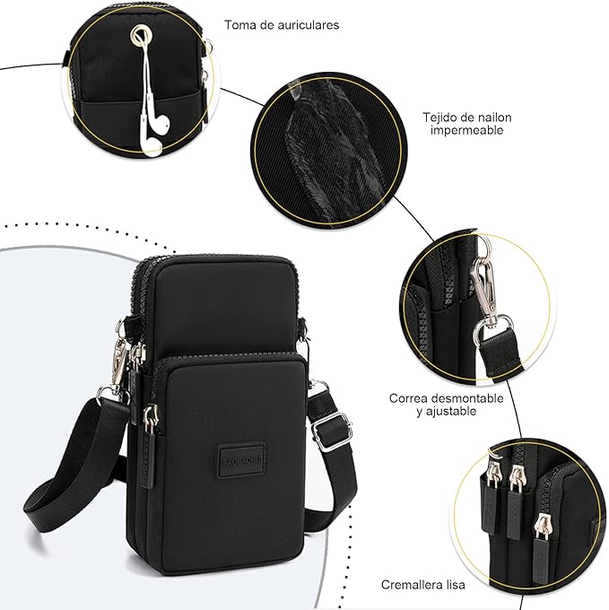 Bolso Crossbody Pequeño para Teléfono Móvil