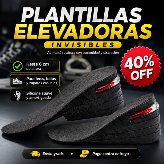 HeightStep®: Plantillas Elevadoras Invisibles Ajustables Hasta 6 cm