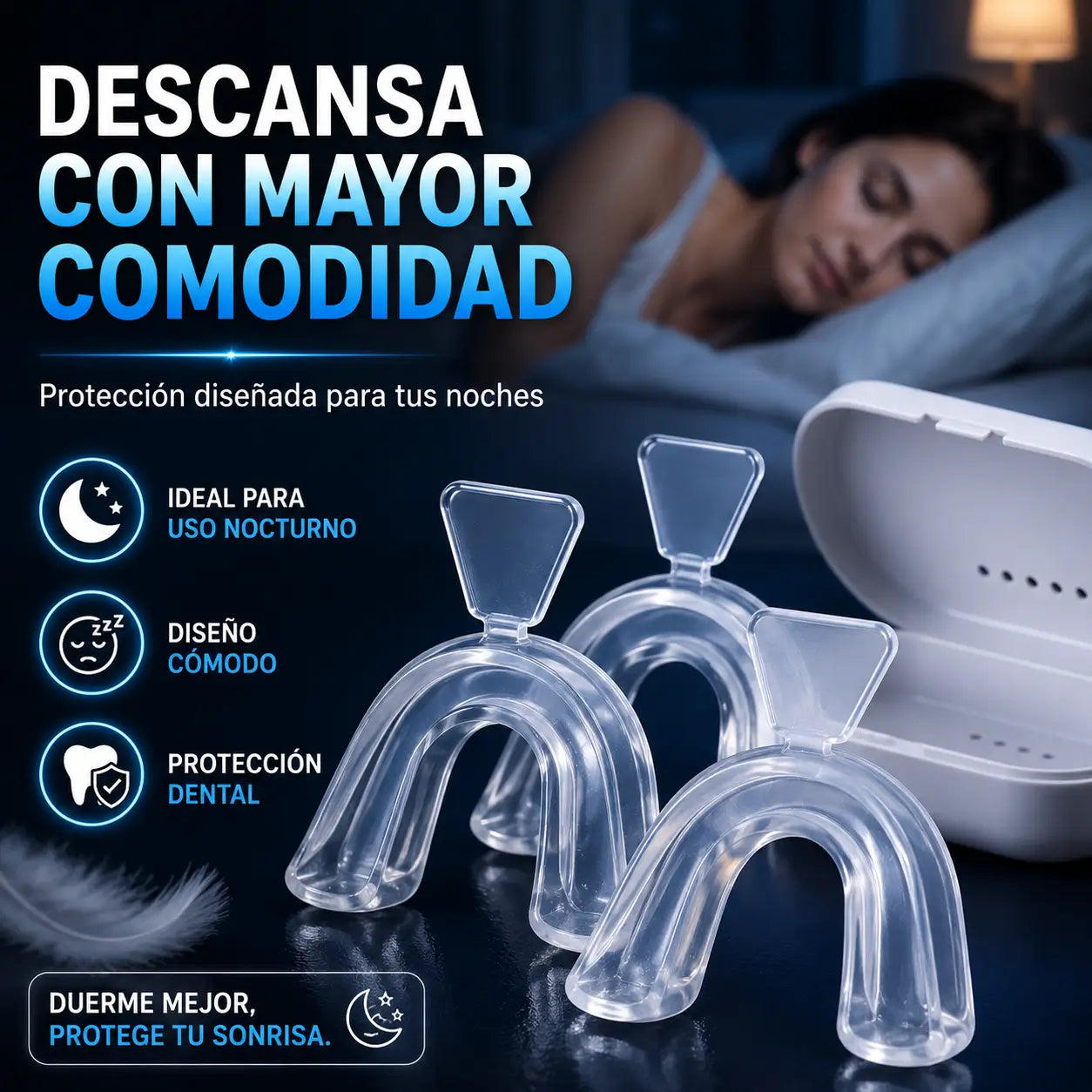 ¡PROMO 2X1! BruxShield®: Protector Bucal Moldeable para Bruxismo