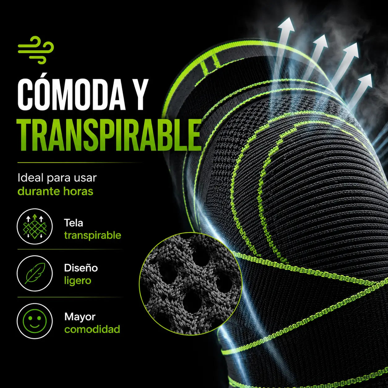 ¡PROMO 2X1! FlexiKnee®️: Rodillera de Compresión Ajustable Premium
