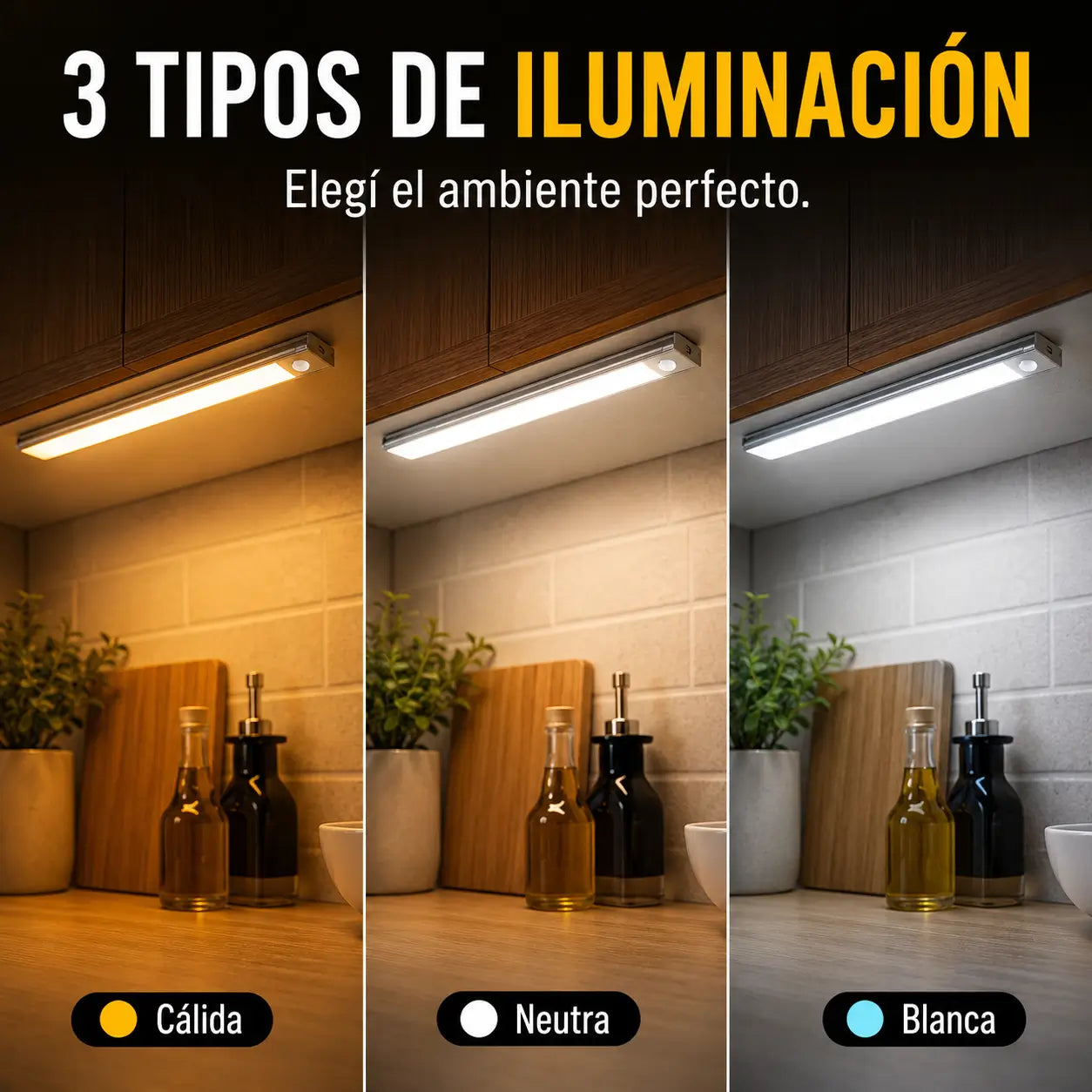 ¡PROMO 2X1! LumaSense®: Barra LED Inteligente con Sensor de Movimiento