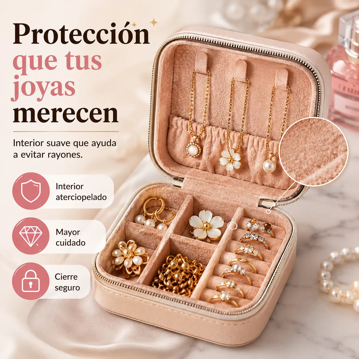 ¡PROMO 2X1! JewelBox Pro®️: Mini Joyero de Viaje Premium