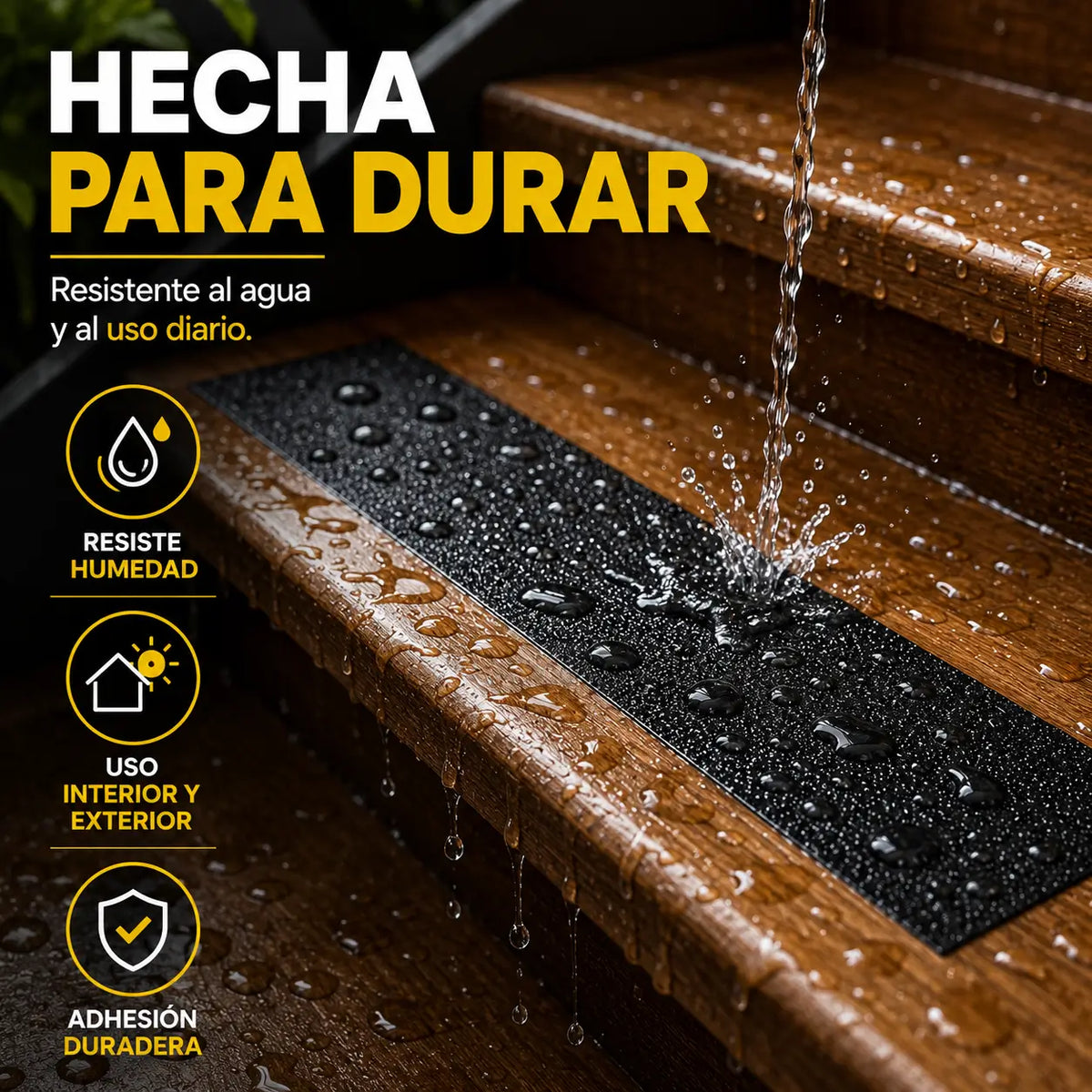 SafeStep Pro®: Cinta Antideslizante de Alta Tracción