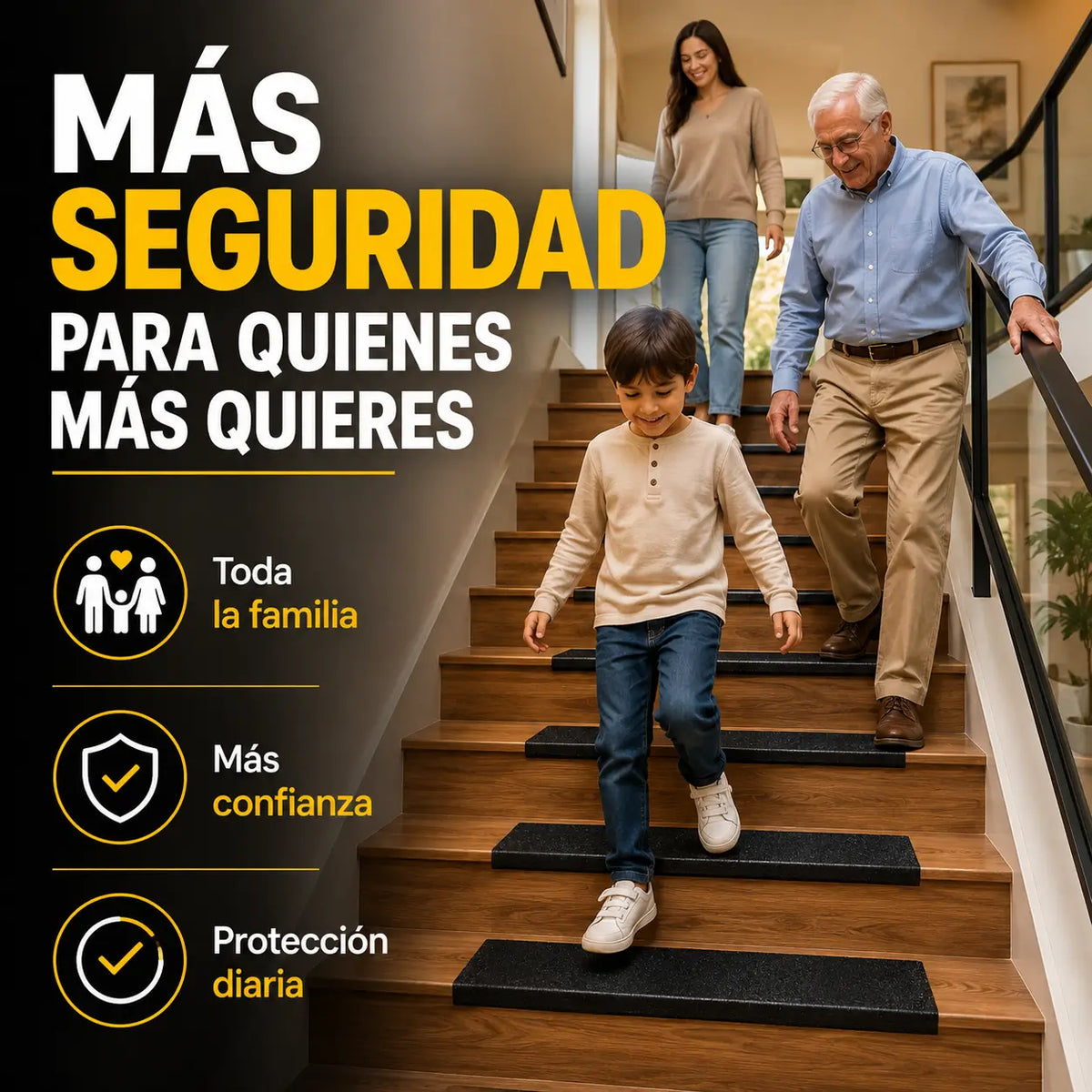 SafeStep Pro®: Cinta Antideslizante de Alta Tracción