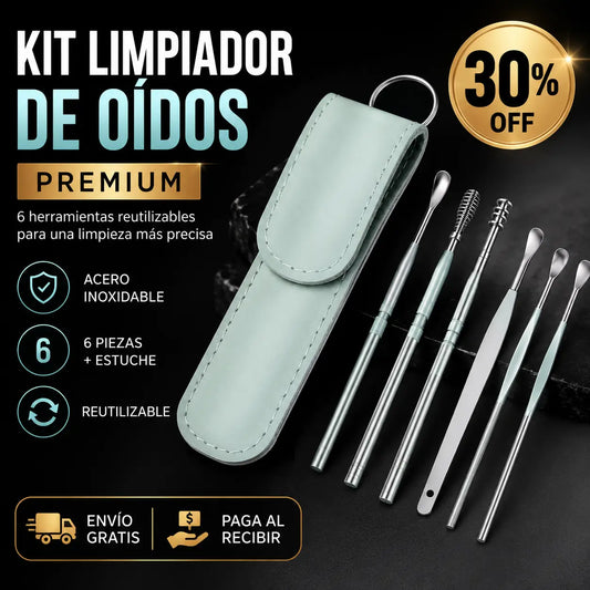 ClearEar Pro®: Kit Profesional de Limpieza de Oídos