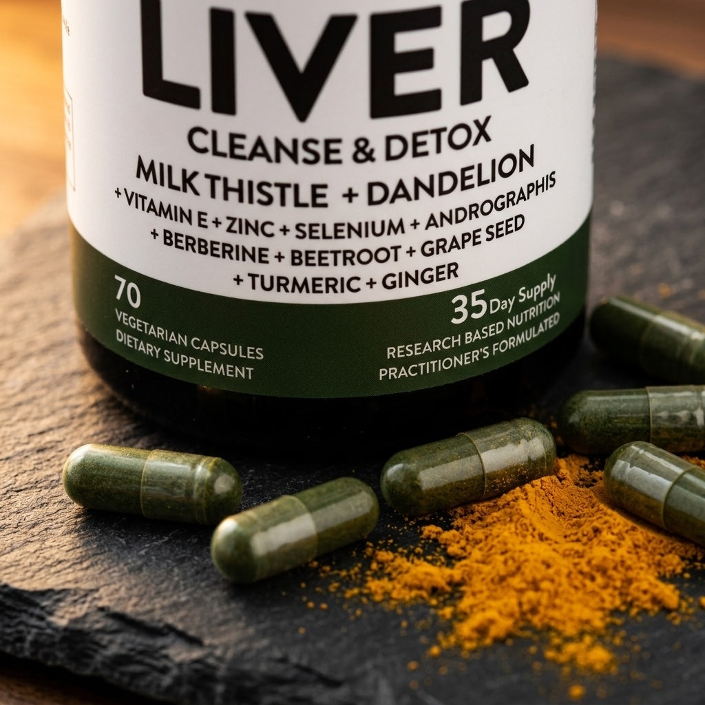 Liver Cleanse & Detox (70 Cápsulas) — Promo 2x1