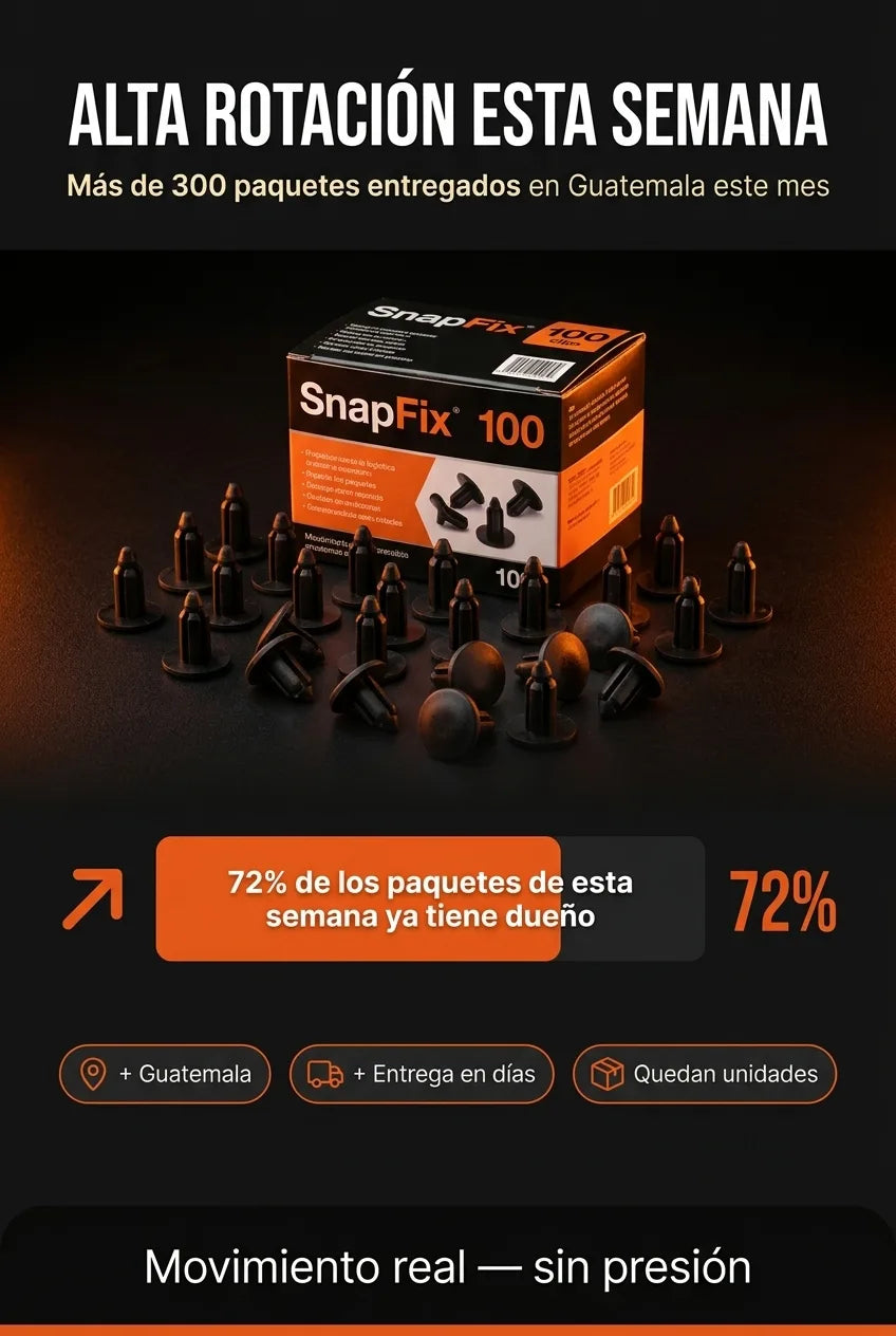 Alta rotación SnapFix 100 Guatemala