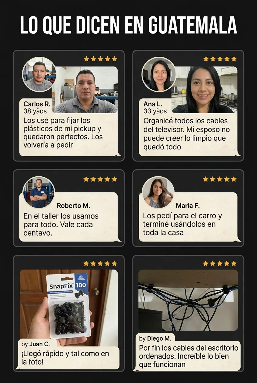 Opiniones de clientes SnapFix 100 Guatemala